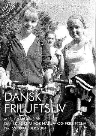 Forside af Dansk Friluftsliv nr. 59 — Friluftsliv og pædagogik
