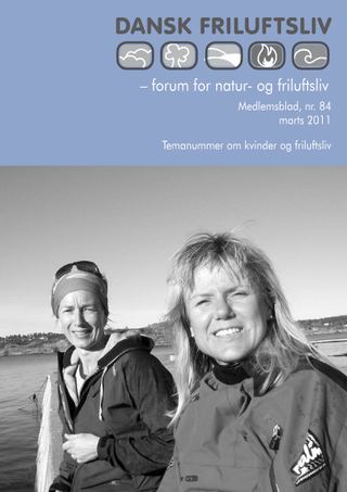 Forside af Dansk Friluftsliv nr. 84 — Kvinder og friluftsliv