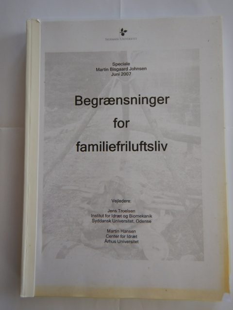 Forside: Begrænsninger for familiefriluftsliv