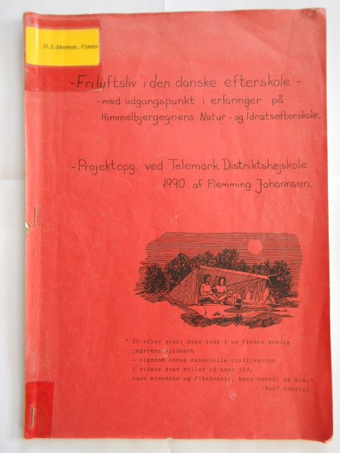 Forside: Friluftsliv i den danske efterskole