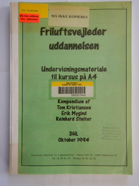 Forside: Friluftsvejleder uddannelsen